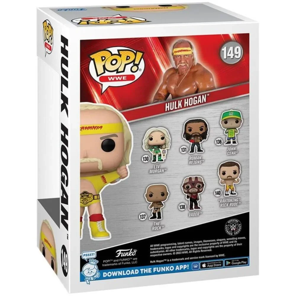 Funko POP! WWE: Hulkamania Hulk Hogan with Belt COLLECTIBLES - Picture 3 of 4